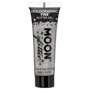 Moon Glitter - Fine Glitter Gel: Argento Holographic