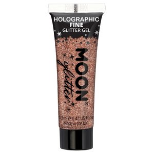 Moon Glitter - Fine Glitter Gel: oro rosa Holographic
