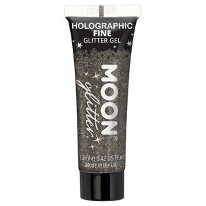 Moon Glitter - Fine Glitter Gel: Nero Holographic
