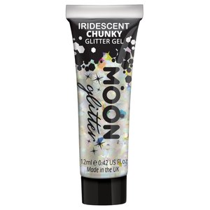 Moon Glitter - Chunky Gel Iridescent: Bianco