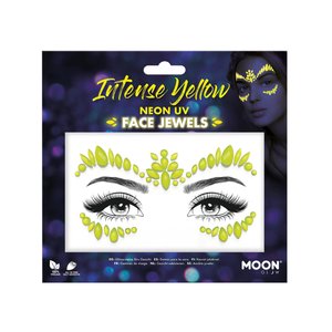 Face Jewels - Intense Yellow: Neon UV