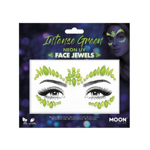 Face Jewels - Intense Green: Neon UV