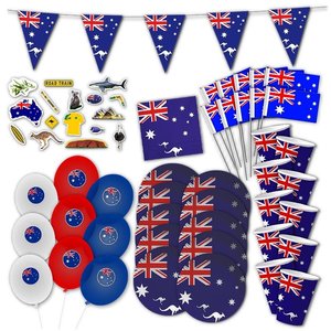 Australien-Party Box für 10 Gäste