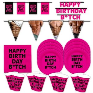 Happy Birthday B*itch: Geburtstags-Box für 8 Gäste