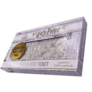 Harry Potter: Quidditch World Cup Ticket - Limited Edition (placcato in argento) 1/1