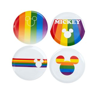 Disney: Teller Mickey Rainbow (4 Stück)
