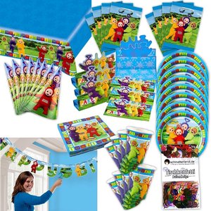 Teletubbies: Box d'anniversaire pour 8 enfants
