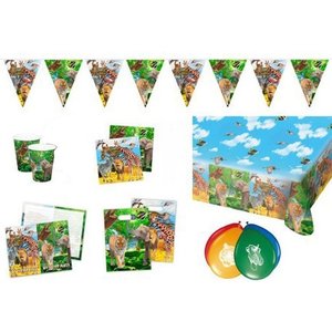 Safari: Box per il compleanno per 8 bambini
