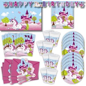 Licorne: Box d'anniversaire pour 6 enfants