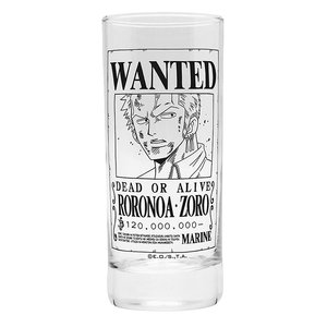 One Piece: Wanted & Logo (3 Pièces) Verre