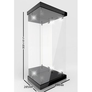 Display Case con illuminazione per figure d'azione 1/4