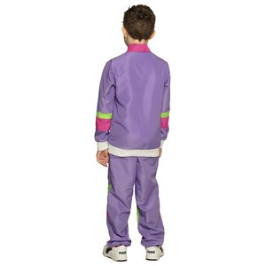 Années 80 - Tenue de sport rétro violet