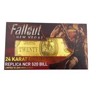 Fallout: New Vegas - New California Republik: 20 Dollar Bill - vergoldet