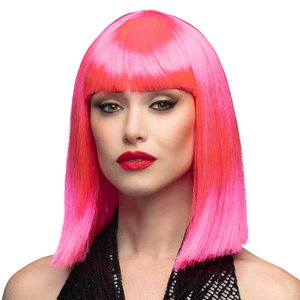 Neon pink Long Bob - Dance