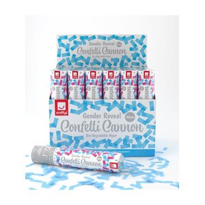 Gender Reveal - Confetti Shooter: Blue