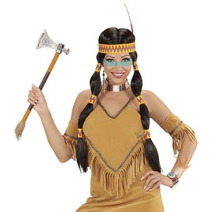 Squaw Indianerin mit Stirnband