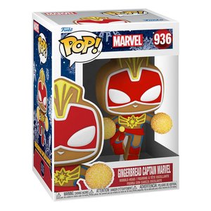 POP! - Marvel Holiday: Gingerbread Captain Marvel