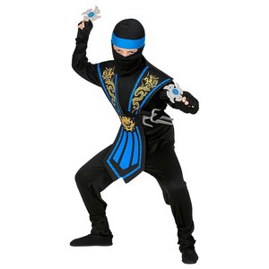 Kombat Ninja con set di armi: blu