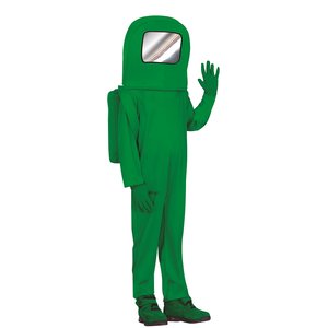 Grüner Astronaut