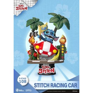 Lilo & Stitch : Stitch dans la voiture de course