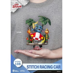 Lilo & Stitch : Stitch dans la voiture de course - Closed Box
