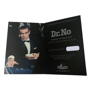 James Bond 007 contre Dr No: Plaques de casino