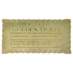 Charlie et la Chocolaterie: Mini Golden Ticket