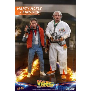 Zurück in die Zukunft: Marty McFly und Einstein 1/6