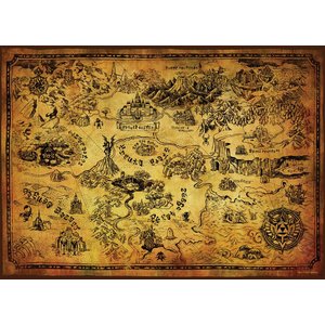 The Legend of Zelda: Hyrule Map
