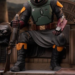 Star Wars - The Mandalorian: Boba Fett on Throne - 1/7