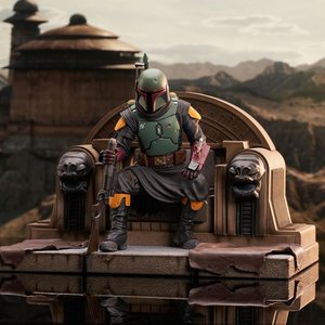 Star Wars - The Mandalorian: Boba Fett on Throne - 1/7