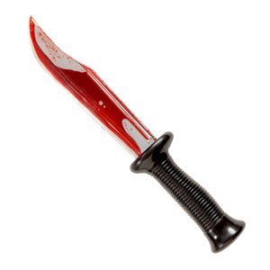 Blutverschmiertes Messer