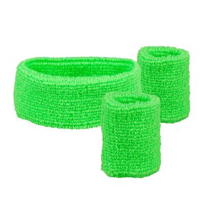 80er Jahre - Stirnband und Armbänder (3er Set)
