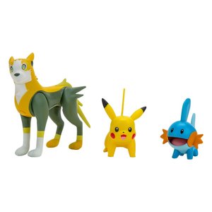 Pokémon Battle: Mudkip, Pikachu, Boltund