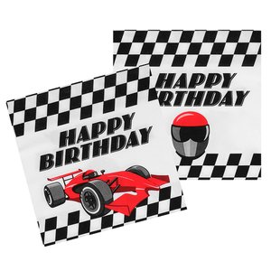 Rennauto 20er Set - HAPPY BIRTHDAY