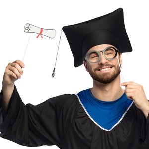 Photo Booth Requisiten - Graduation - Abschlussfeier