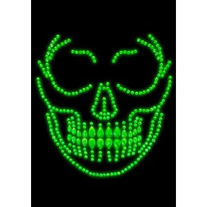 Face Jewels - Glow Skeleton