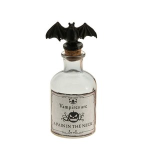 Bouteille d'Halloween: Chauve-souris