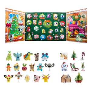 Pokémon - Battle Figures: Calendario dell'Avvento Holiday 2023