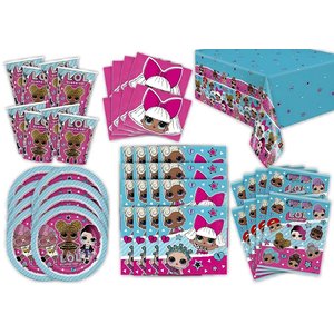 L.O.L. Surprise: Box d'anniversaire pour 8 enfants