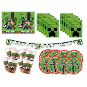 Minecraft: Geburtstags-Box für 8 Kinder