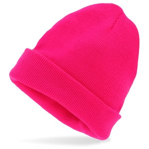 Beanie: rosa neon
