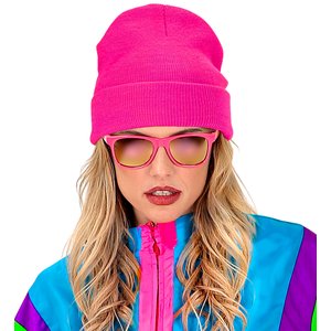 Beanie: rosa neon