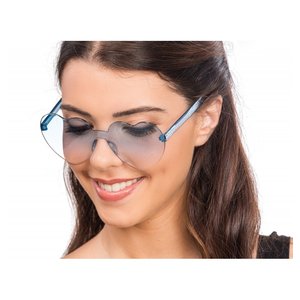 Herz Brille: Blau