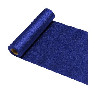 Blu notte glitterato - 5m