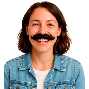 Moustache modelable