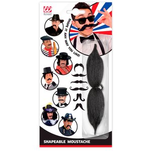 Moustache modelable