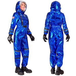 Blaue Astronautin