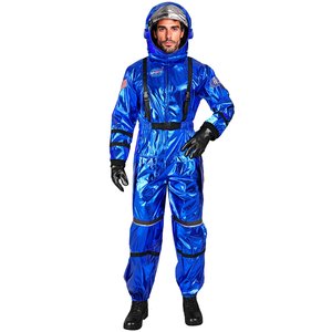 Blauer Astronaut