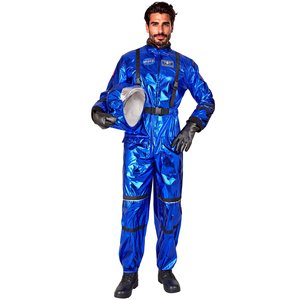 Blauer Astronaut